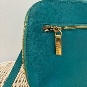HOBO Blue and Gold Crossbody Bag